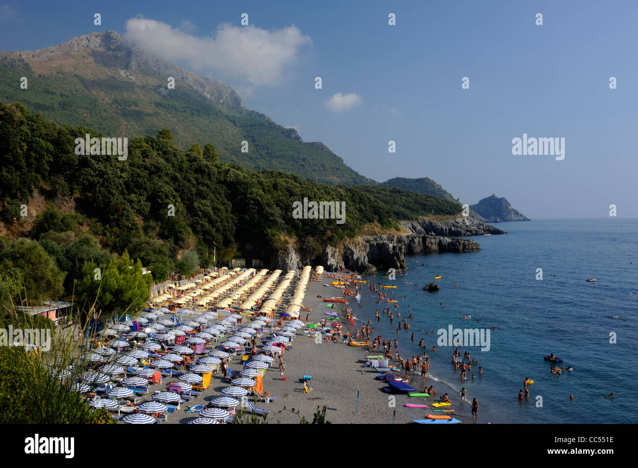 Italia, Basilicata, Maratea, spiaggia Foto Stock