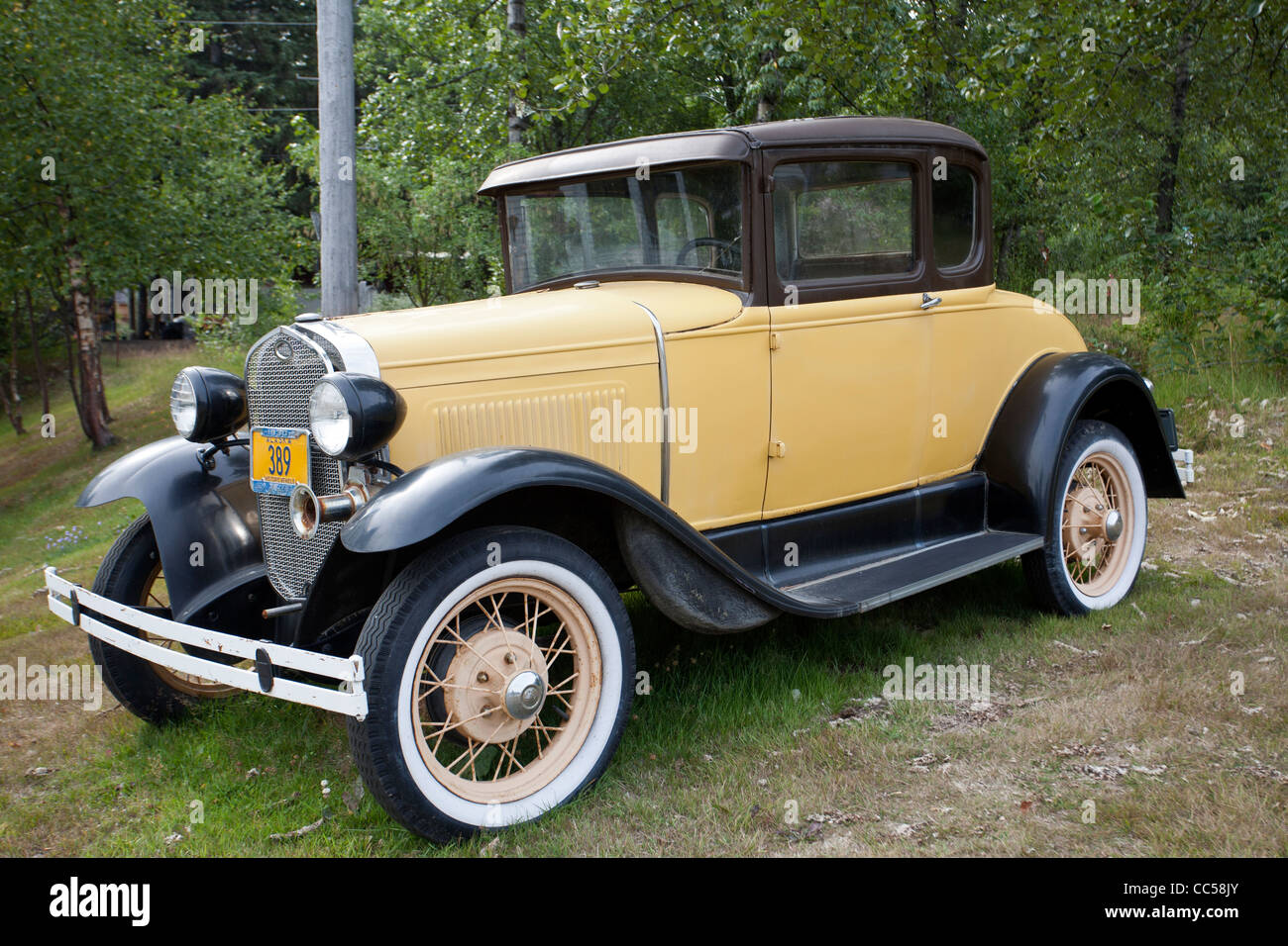 Ford modello A. Haines. L'Alaska. Stati Uniti d'America Foto Stock