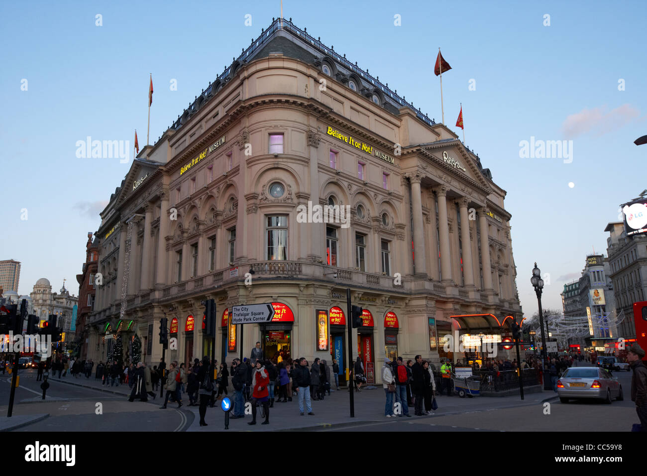 Ripleys crederlo o non museo in london pavilion piccadilly circus Londra Inghilterra Regno Unito Regno Unito Foto Stock