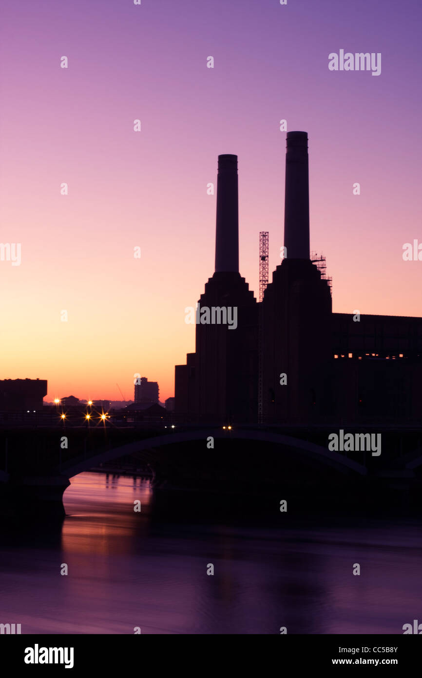 Battersea Power Station di Londra, Inghilterra Foto Stock