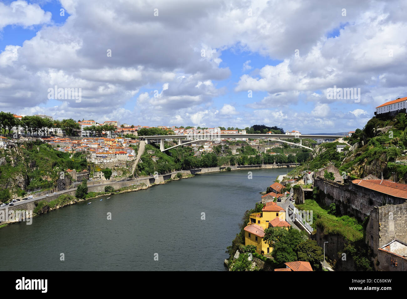 Vista del Porto dal ponte de Luis Ho (Portogallo) Foto Stock