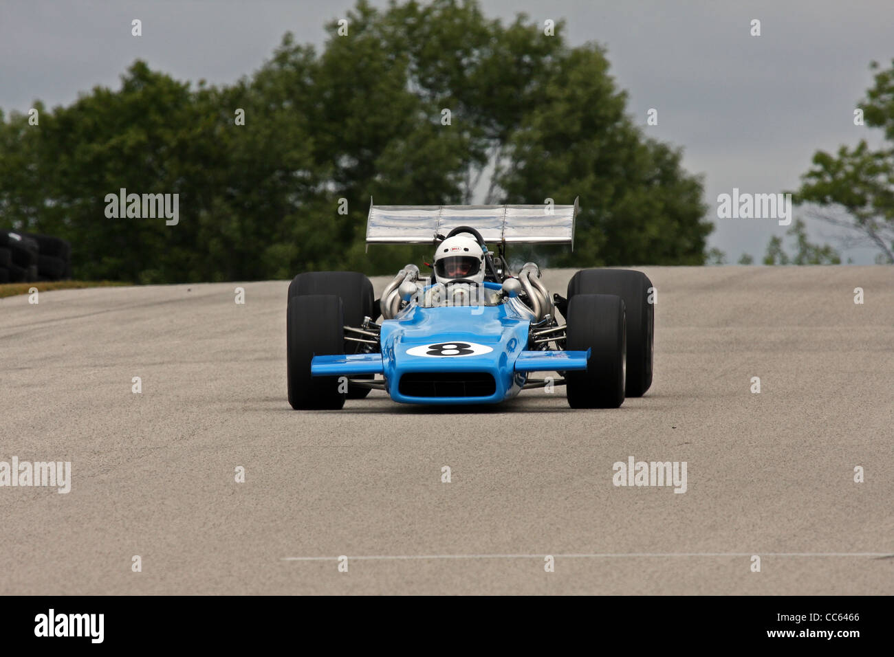 Vintage Sports Car Racing Road America, Wisconsin Foto Stock
