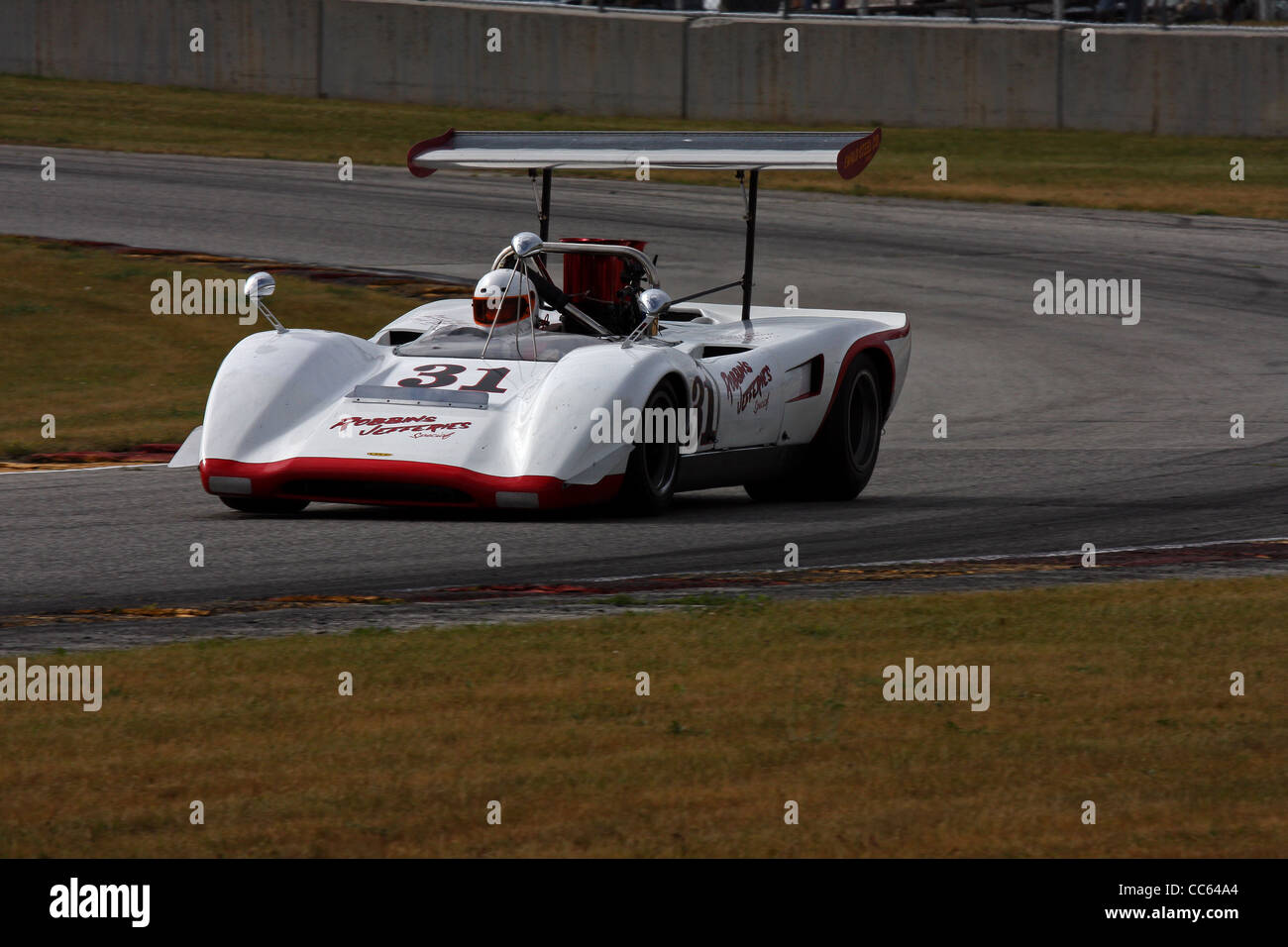 Vintage Sports Car Racing Road America, Wisconsin Foto Stock
