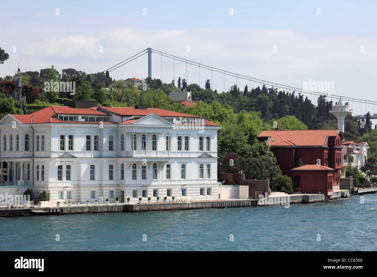 Turchia, Istanbul, sul Bosforo, Kanlica, Ponte Fatih, Foto Stock