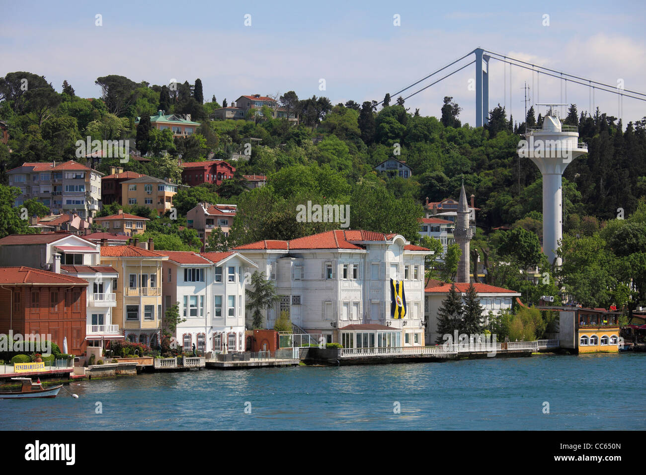 Turchia, Istanbul, sul Bosforo, Kanlica, Ponte Fatih, Foto Stock