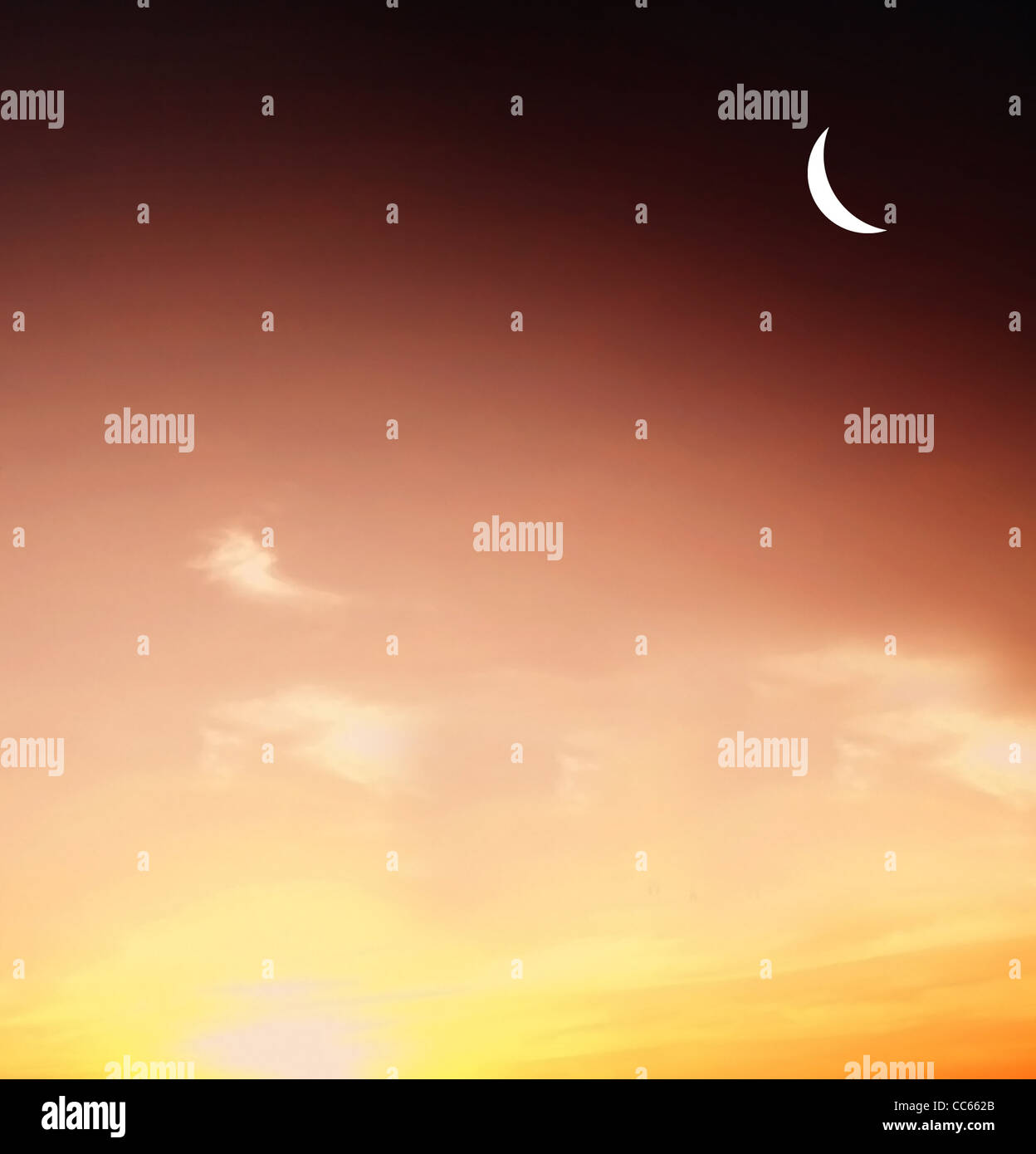 Giorno e notte Foto Stock