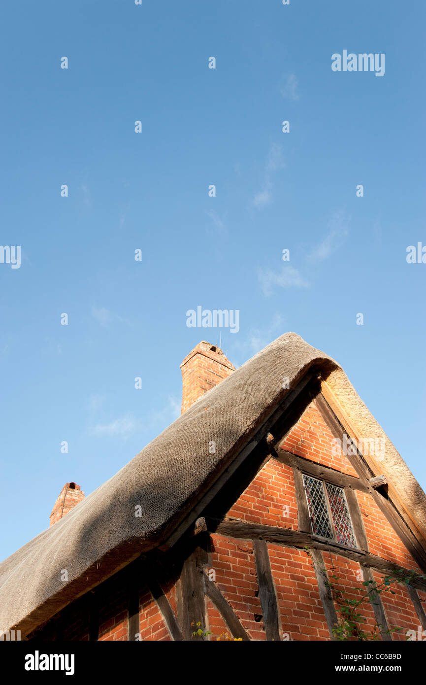 Anne Hathaway's Cottage, Stratford-su-Avon, Warwickshire, Inghilterra, Regno Unito Foto Stock