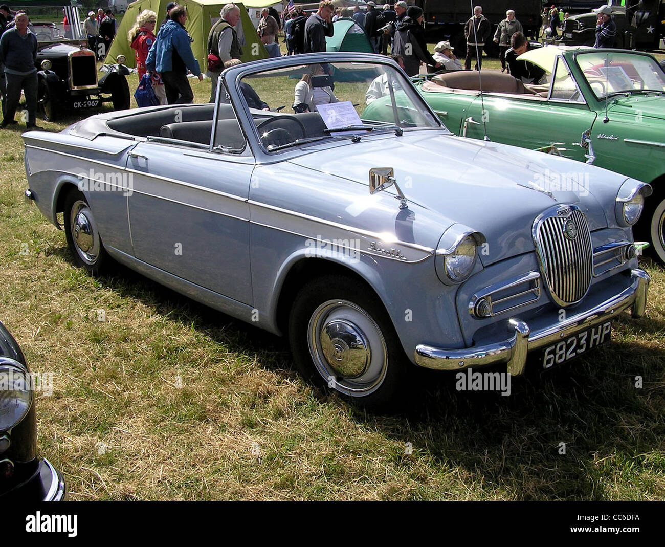 1960 Singer Gazelle convertibili in Yate Car Show, Yate, Bristol, Inghilterra. Foto Stock