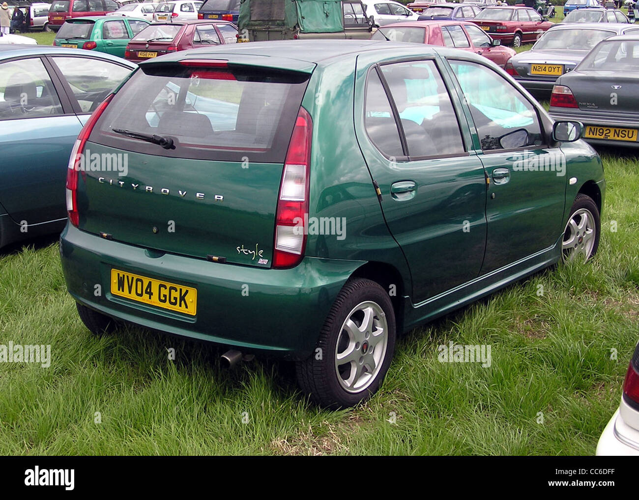 2004 Rover CityRover stile presso Coalpit Heath Car Show, vicino a Bristol, Inghilterra. Foto Stock