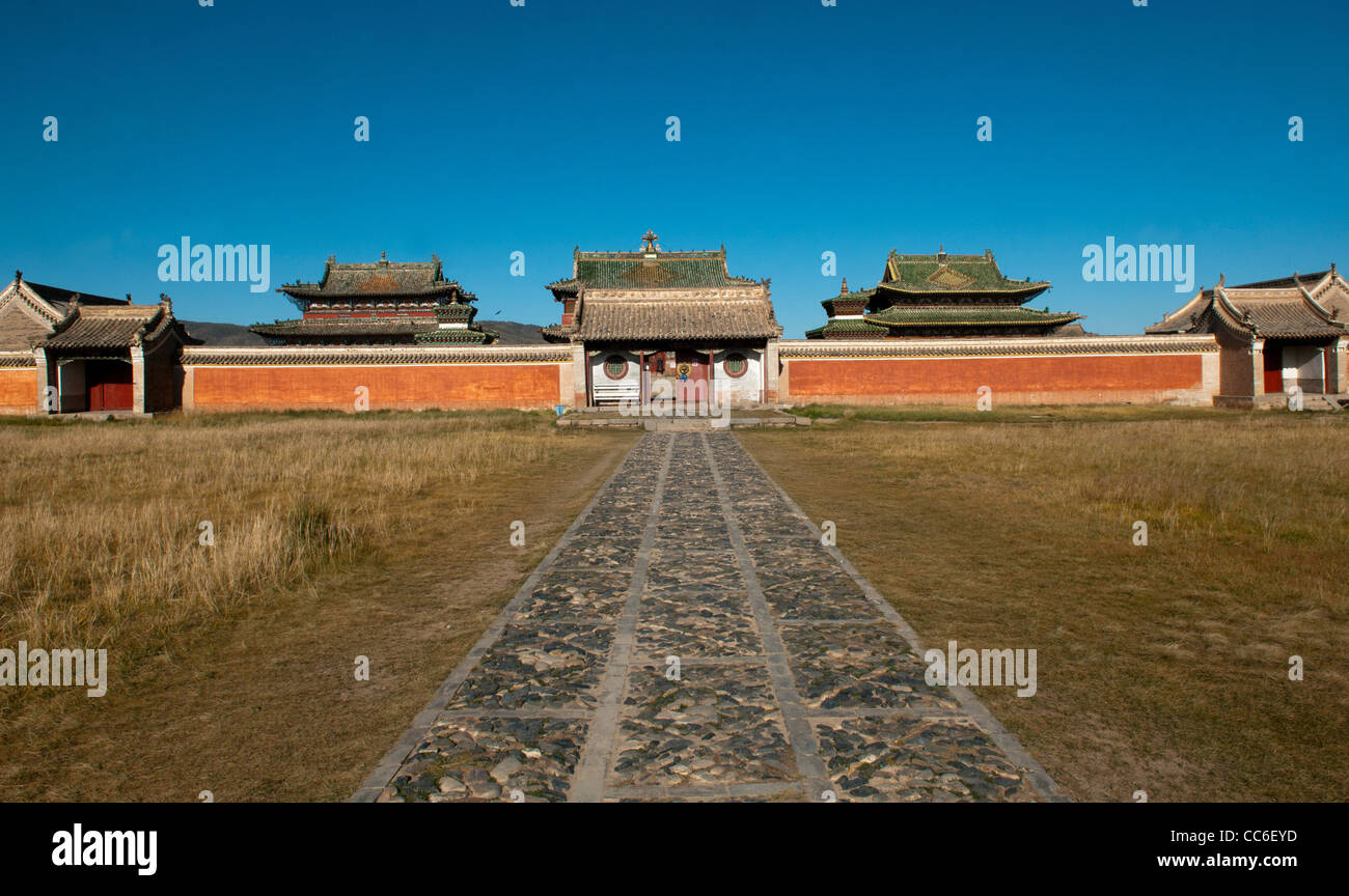 Erdene Zuu monastero in Mongolia centrale Foto Stock