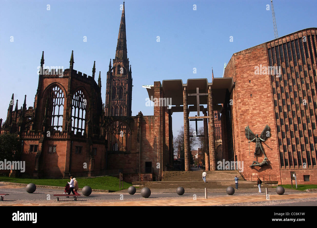 Coventry Cathedral Midlands UK Gran Bretagna Foto Stock