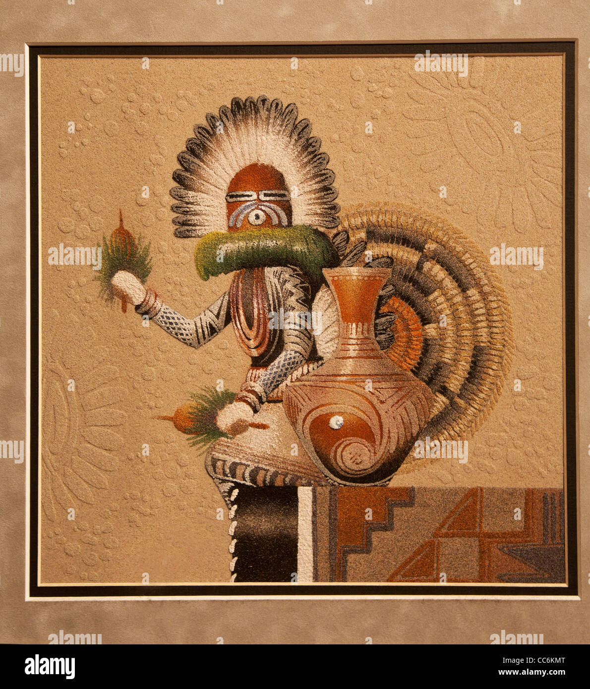 Indiano Navajo opera d'arte Foto Stock