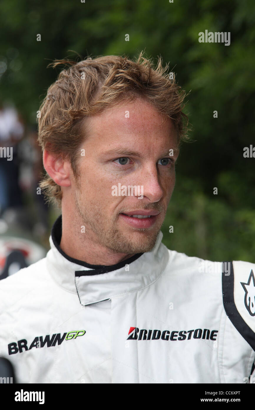 Jenson Button 2009 Formula Uno Campione del Mondo Foto Stock