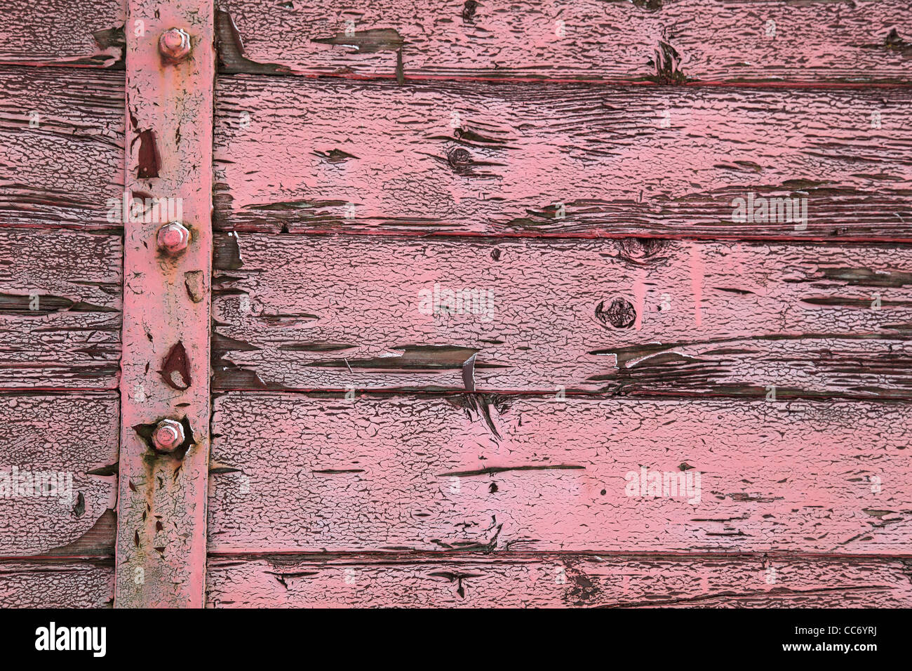 Staccionata in legno sfondo astratto Foto Stock