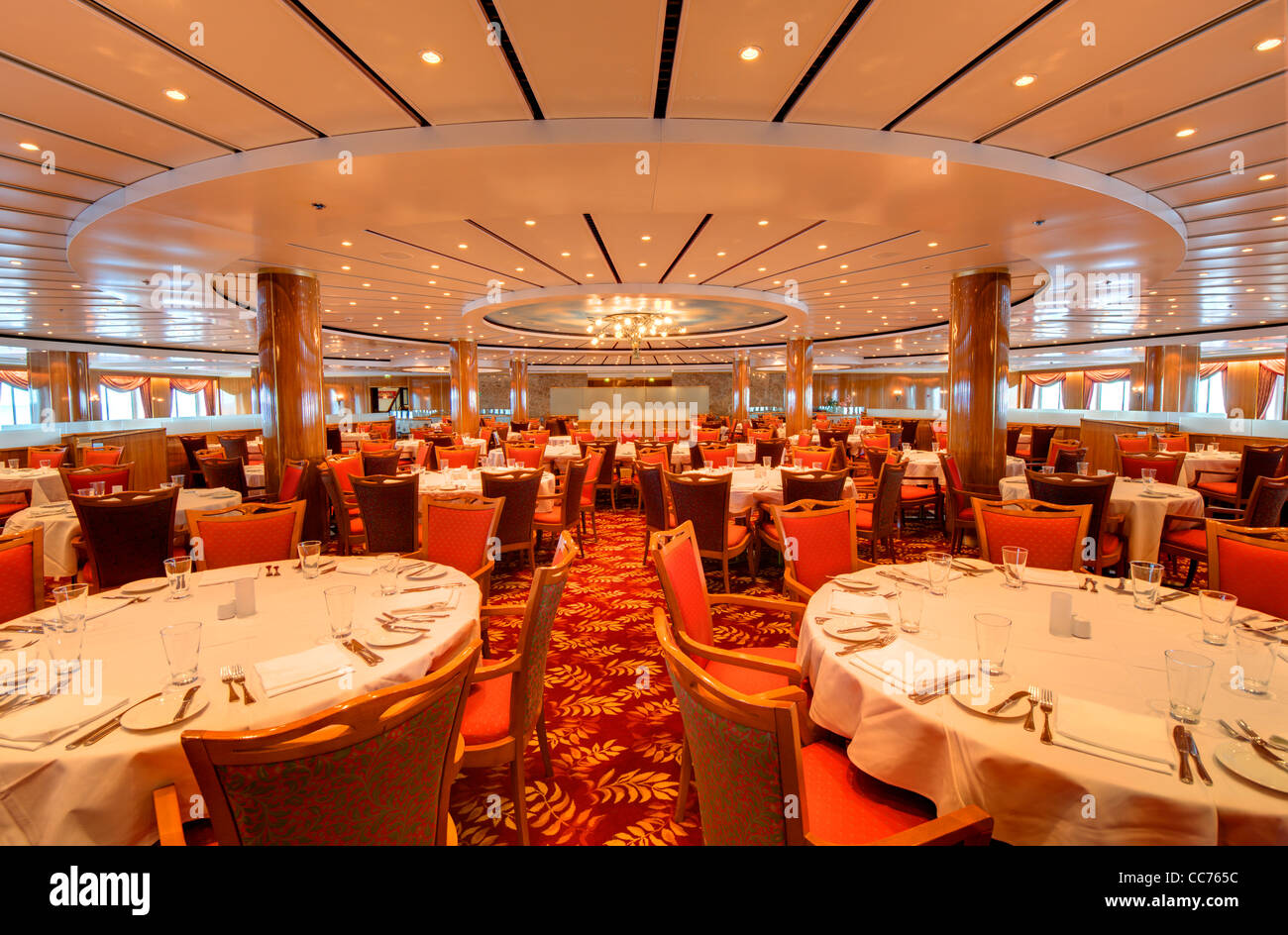 Elegante sala da pranzo Foto Stock