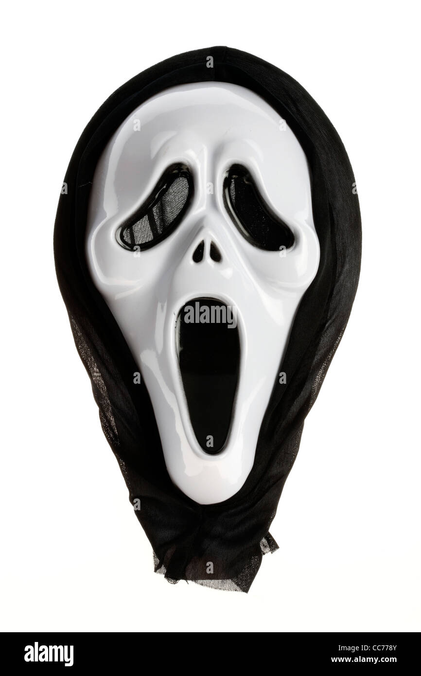 Maschera Scream, dal film spaventoso film. Foto Stock