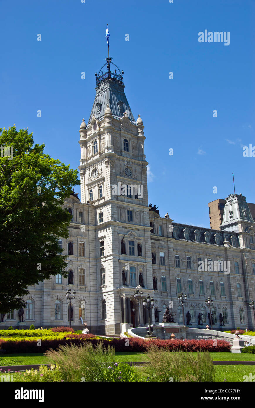 Il palazzo del parlamento o Hôtel du parlement, il più importante sito storico nella città di Québec, Canada Foto Stock