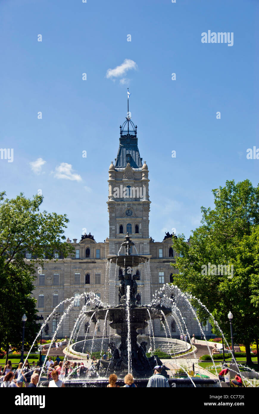 Il palazzo del parlamento o Hôtel du parlement, il più importante sito storico nella città di Québec, Canada Foto Stock