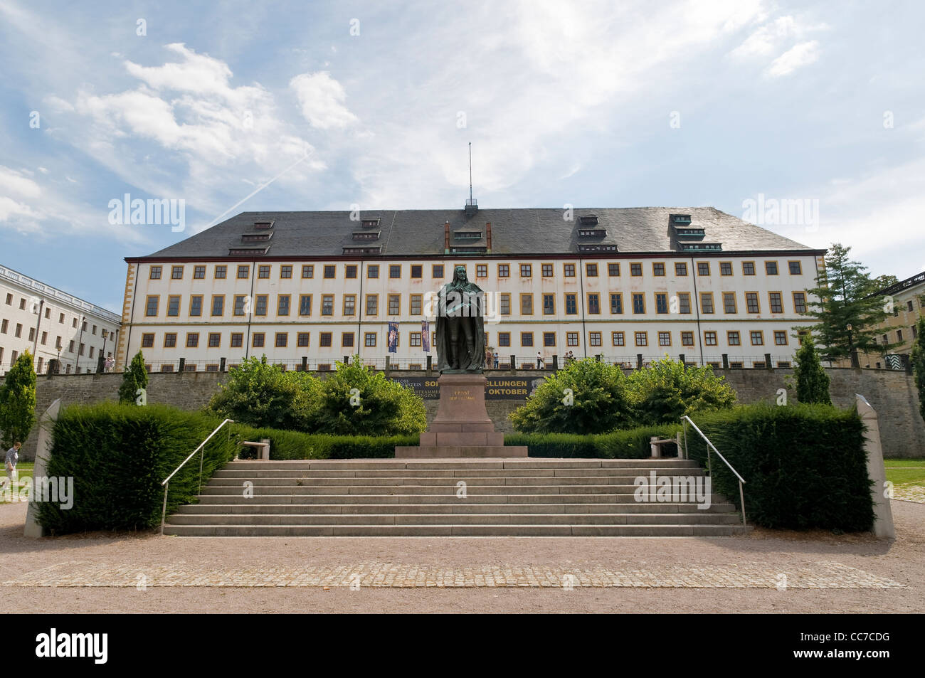 Schloss Friedenstein castello, Gotha, Turingia, Germania, Europa Foto Stock