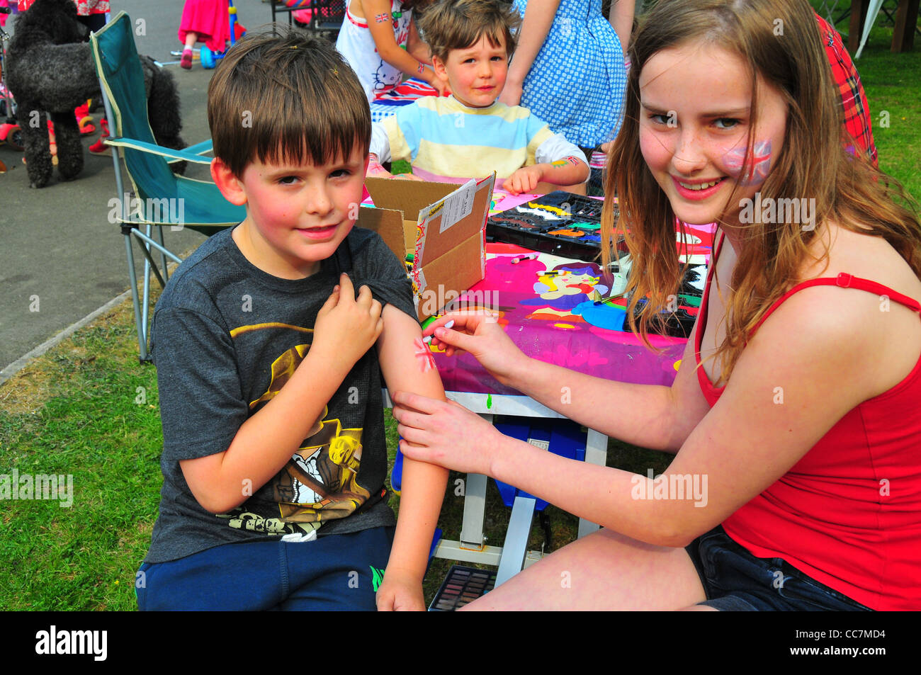 William & Kate street party 29 Aprile 2011 Foto Stock