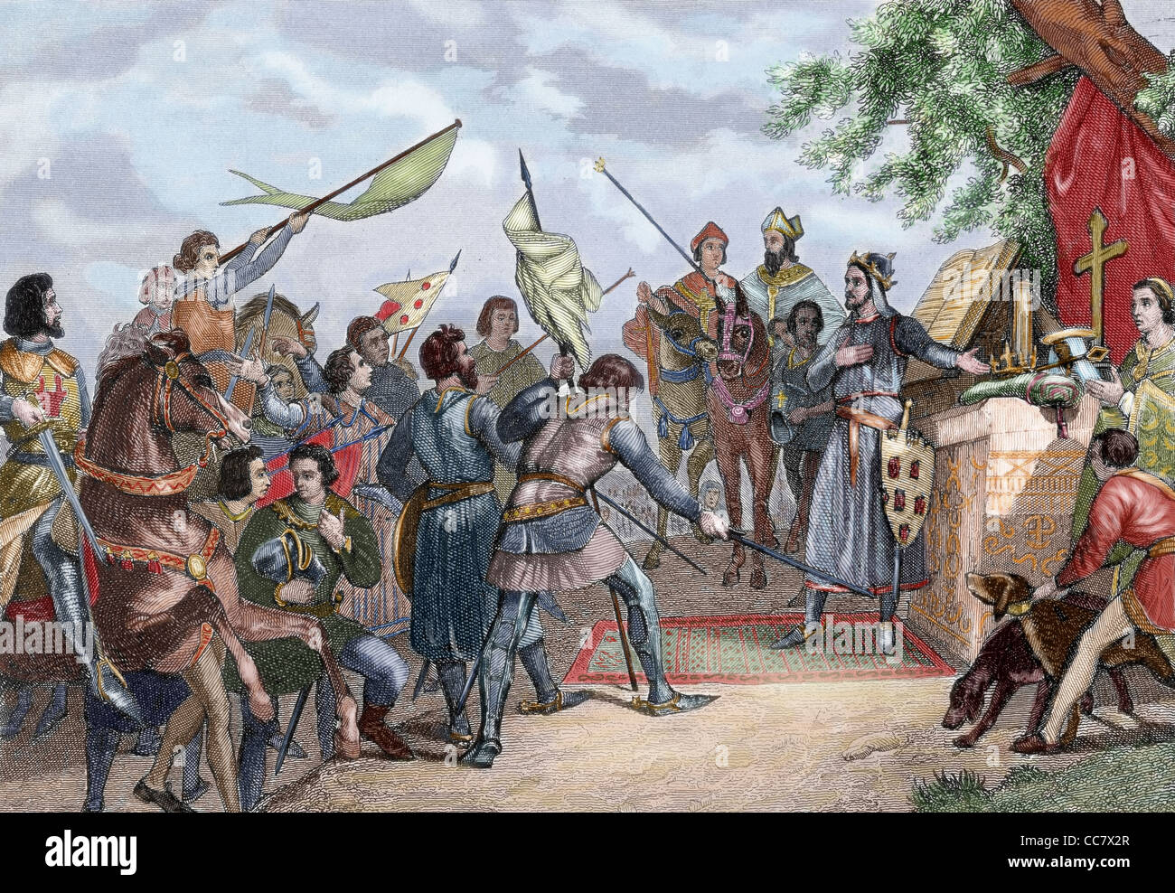 Notte prima della battaglia immagini e fotografie stock ad alta