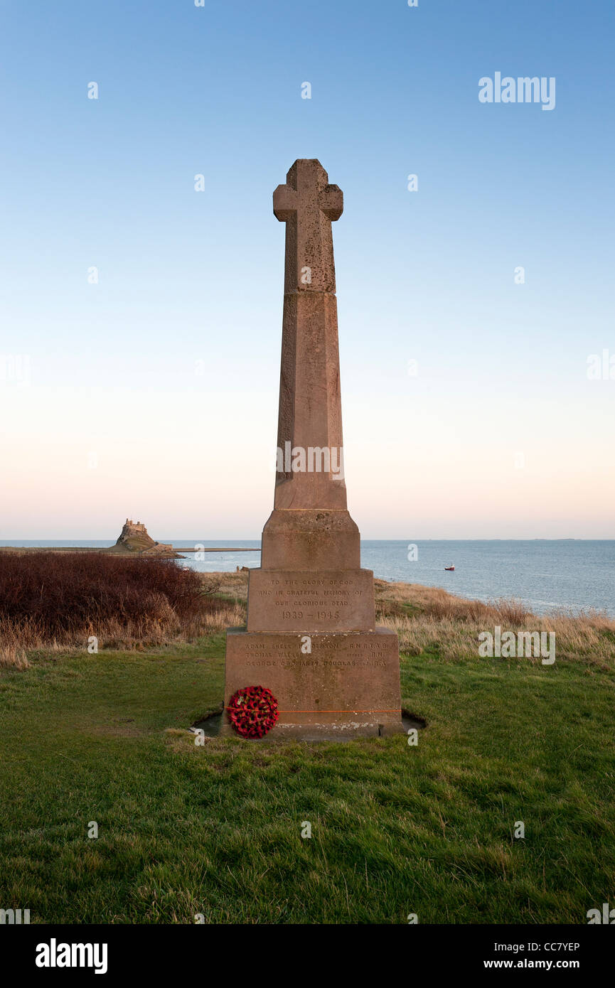 War Memorial sull Isola Santa Foto Stock