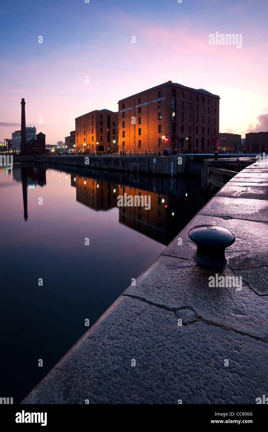 L'Albert Dock Liverpool Merseyside Regno Unito Foto Stock