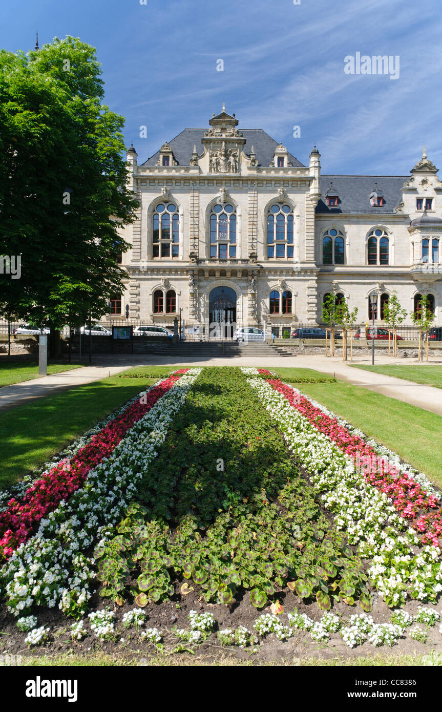 Casa di tenute, il congresso e il centro culturale, il giardino del castello, Merseburg, Sassonia-Anhalt, Germania, Europa Foto Stock