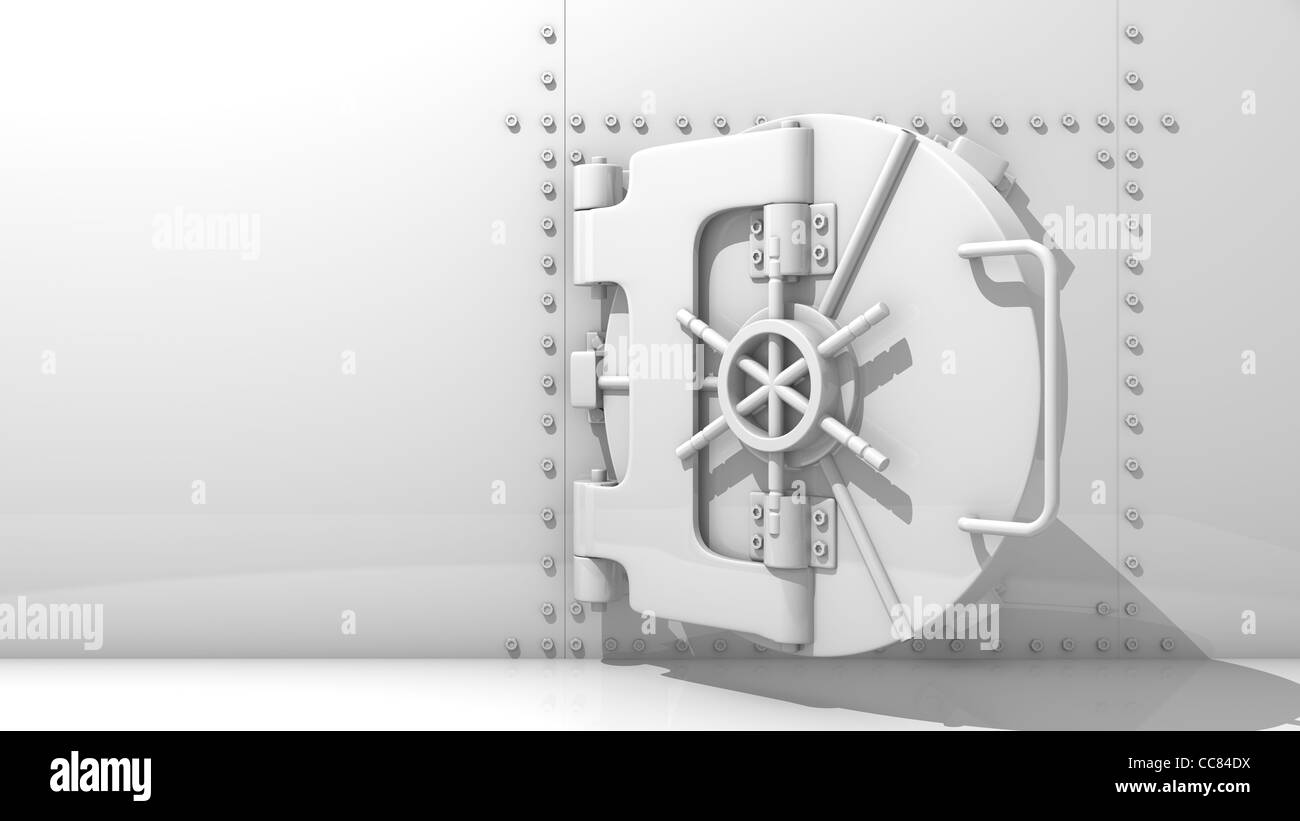 Caveau della banca al sicuro il vostro denaro Foto Stock