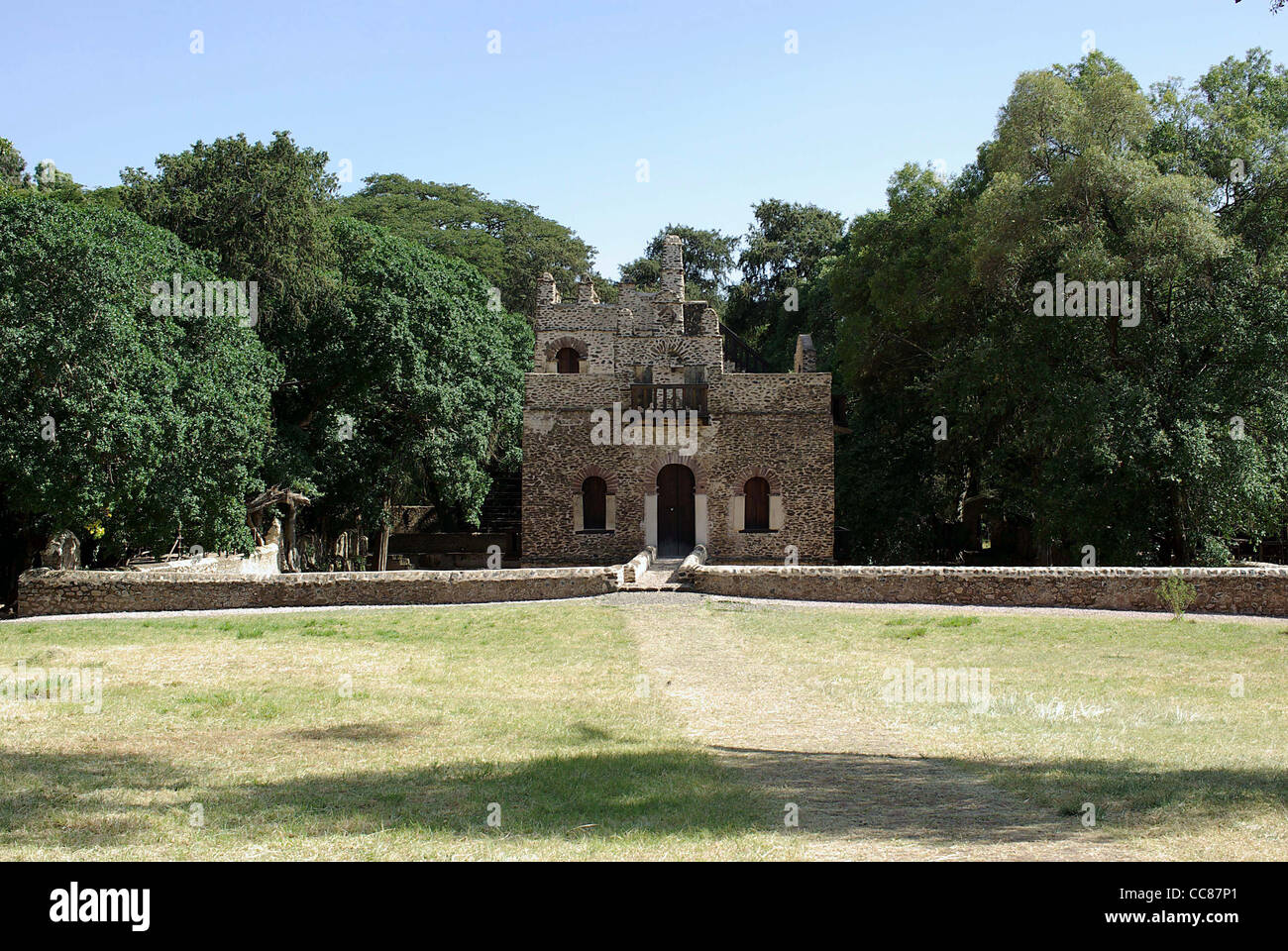Castello in Etiopia Foto Stock