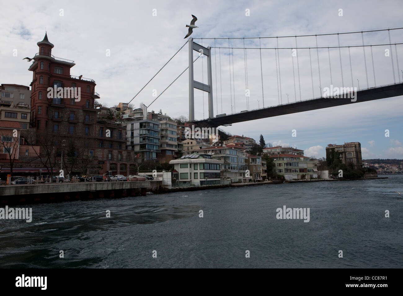 Ponte sul Bosforo - Istanbul. Foto Stock