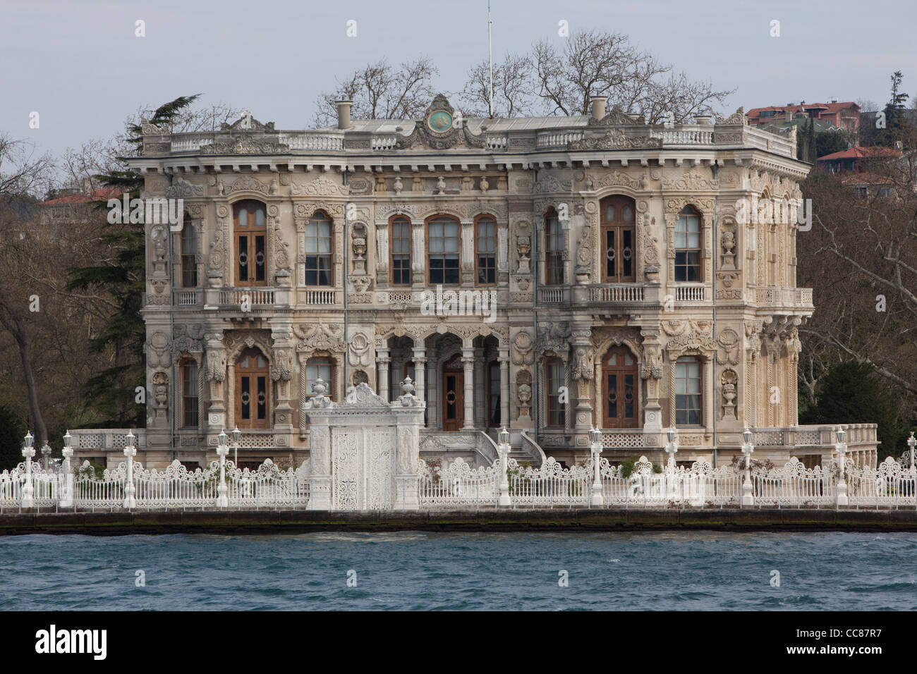 Mansion sul Bosforo, Istabul. Foto Stock