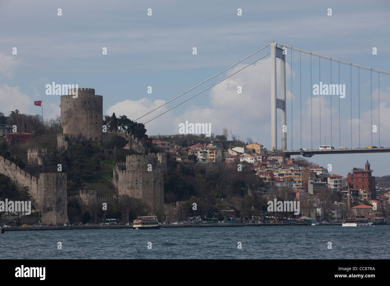 Fortezza sul Bosforo - Istanbul. Foto Stock