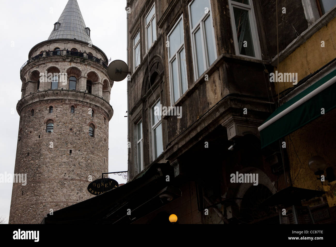 Torre di Galata, Istanbul. Foto Stock