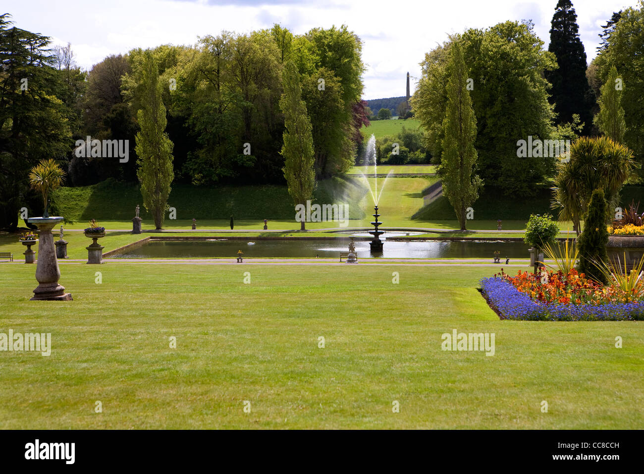 Formale giardino inglese Foto Stock