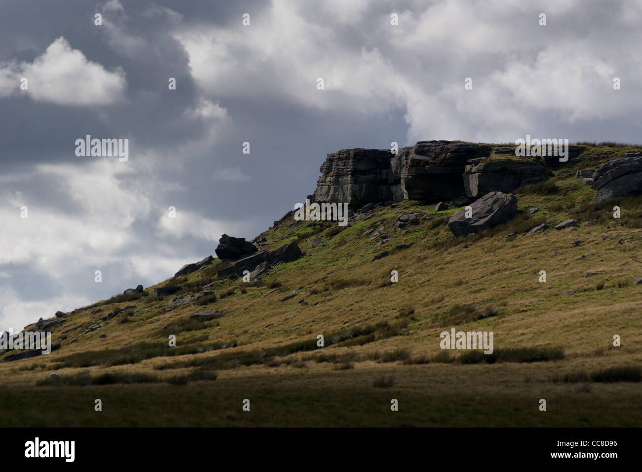 Goldsborough Rigg, su del The Pennine Way, Baldersdale, Teesdale, County Durham, Inghilterra Foto Stock