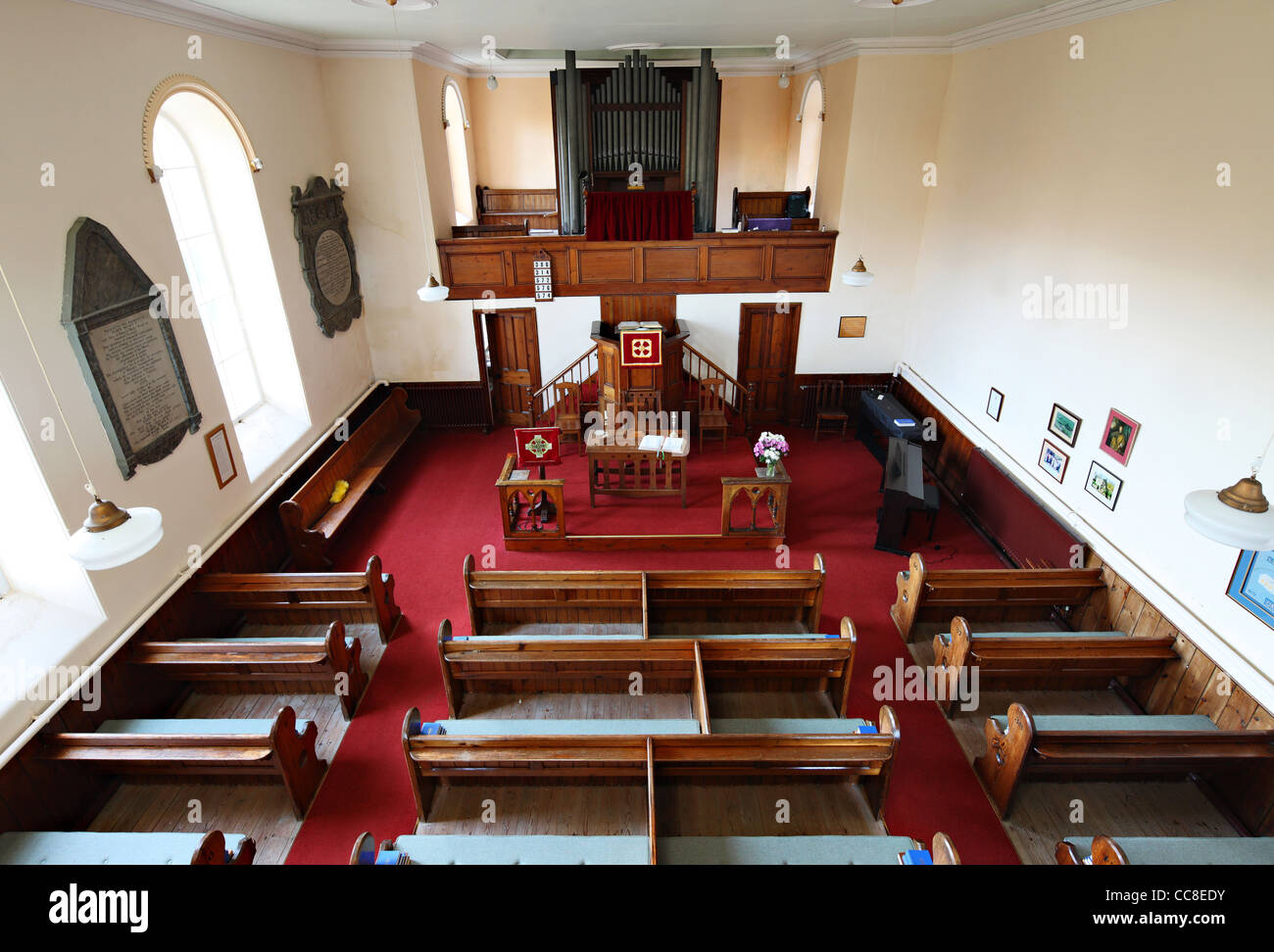 Regno Chiesa Riformata, Low Row, Swaledale , Yorkshire North Riding Foto Stock