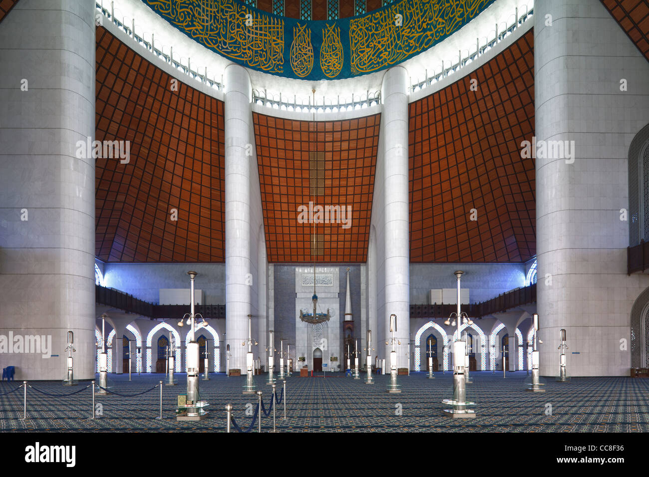 Masjid Sultan Salahuddin Abdul Aziz Shah, Shah Alam, Malaysia Foto Stock