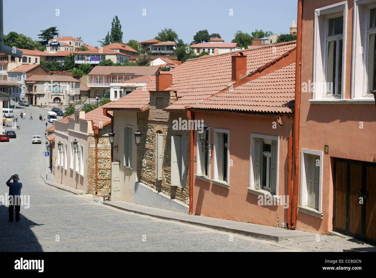 La Georgia, Tbilisi, vista sulla città Foto Stock