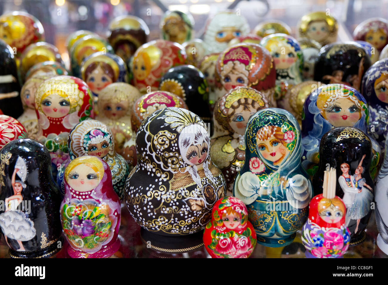 Tradizionale bambole ungherese Foto Stock