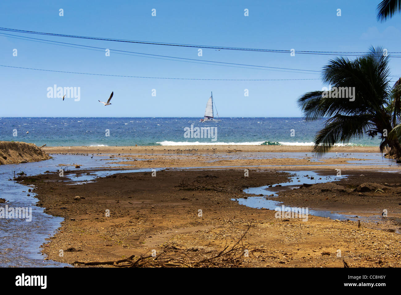 La bellissima isola di Saint Lucia Foto Stock