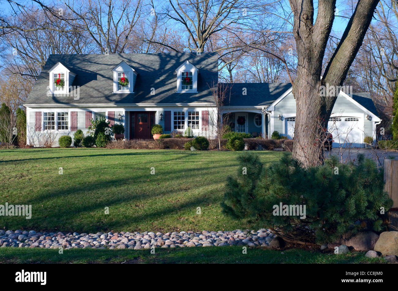 Residenza privata a Burr Ridge Iilinois, un sobborgo di Chicago Foto Stock