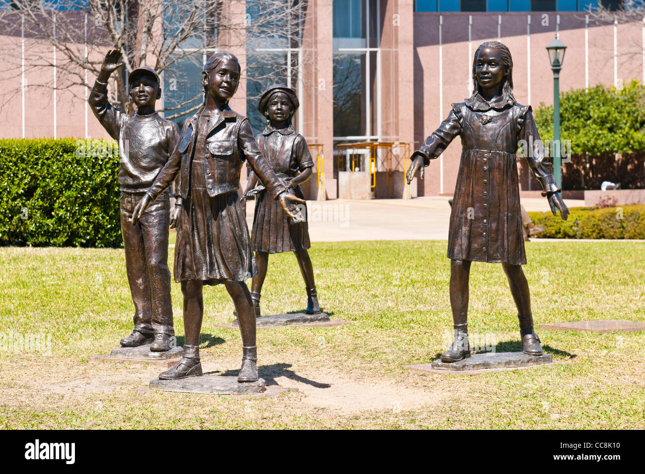 Tributo al Texas Children monumento, Austin, TX Foto Stock