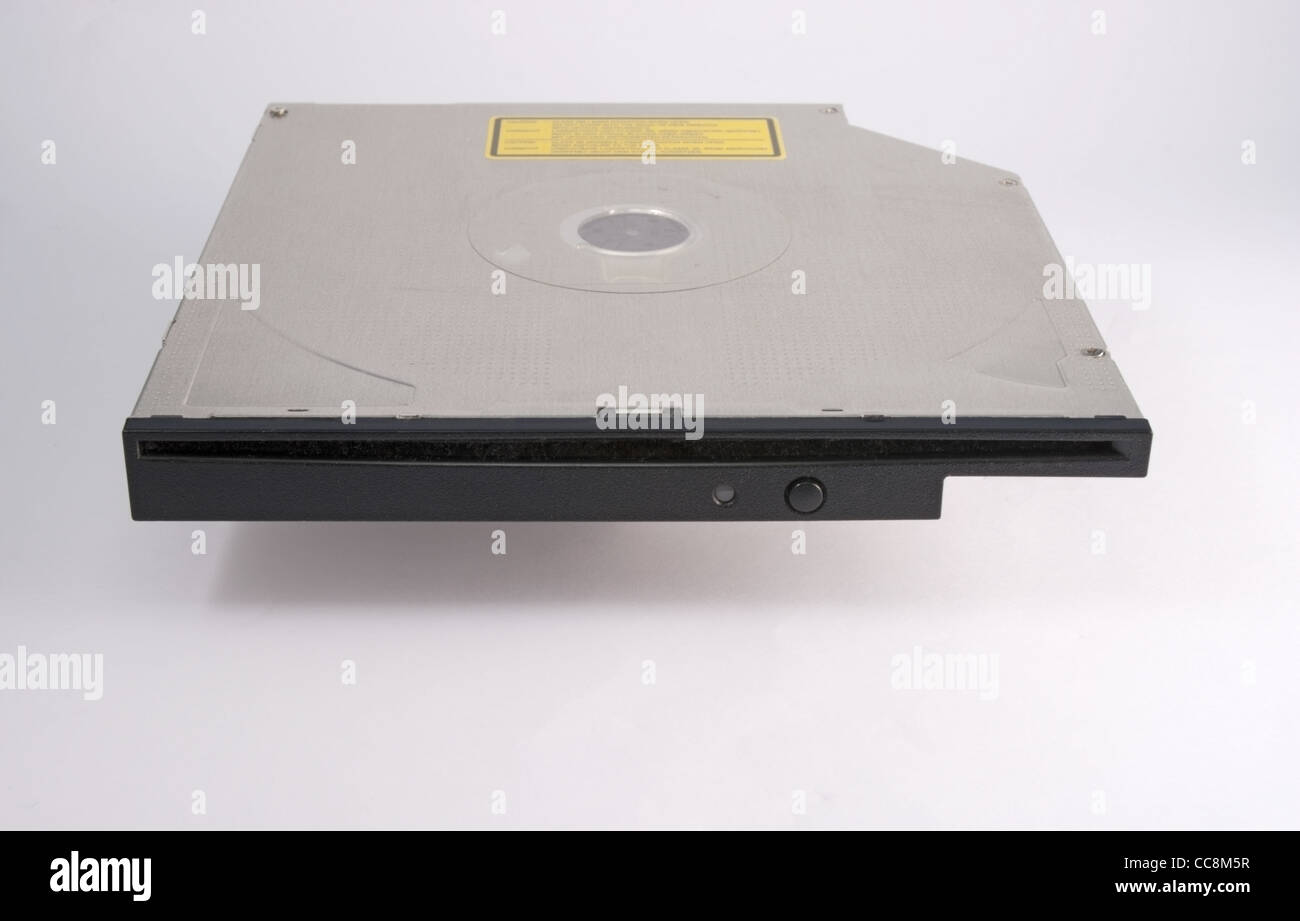 Laptop CD/DVD Foto Stock