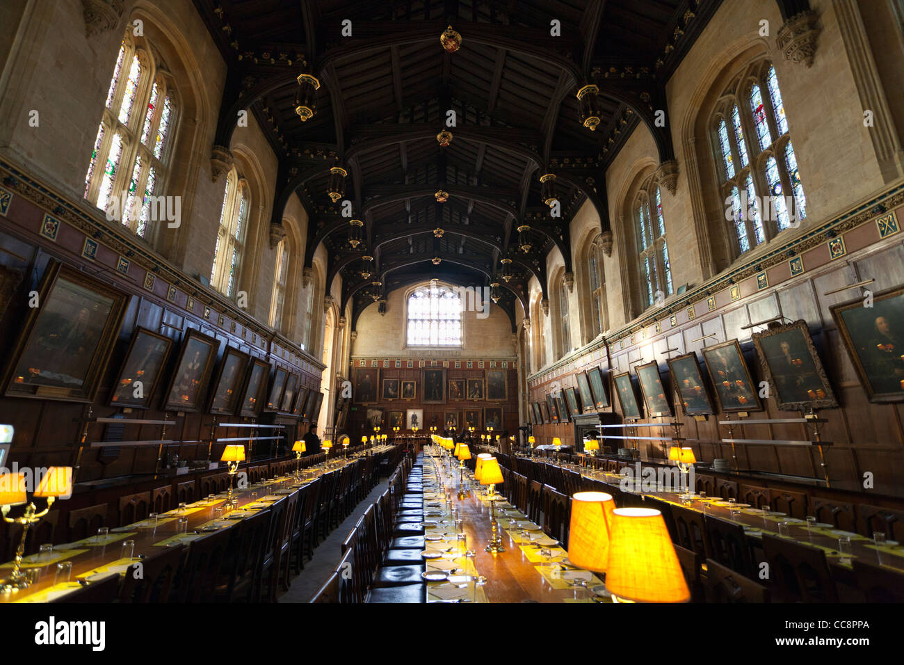 La Grande Hall, Christ Church College di Oxford 2 Foto Stock