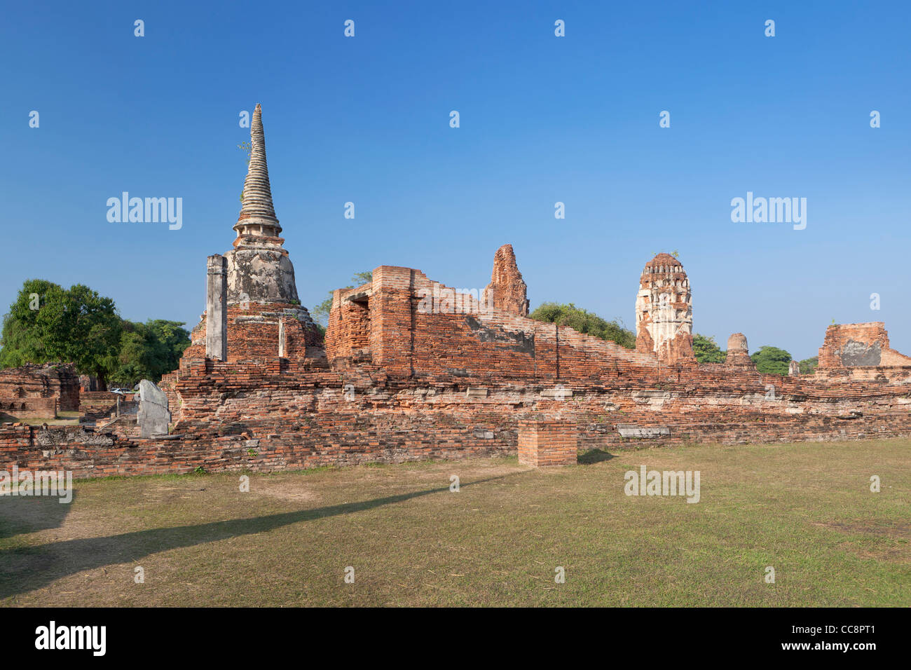 Il Wat Phra Mahathat, Ayutthaya, Thailandia Foto Stock