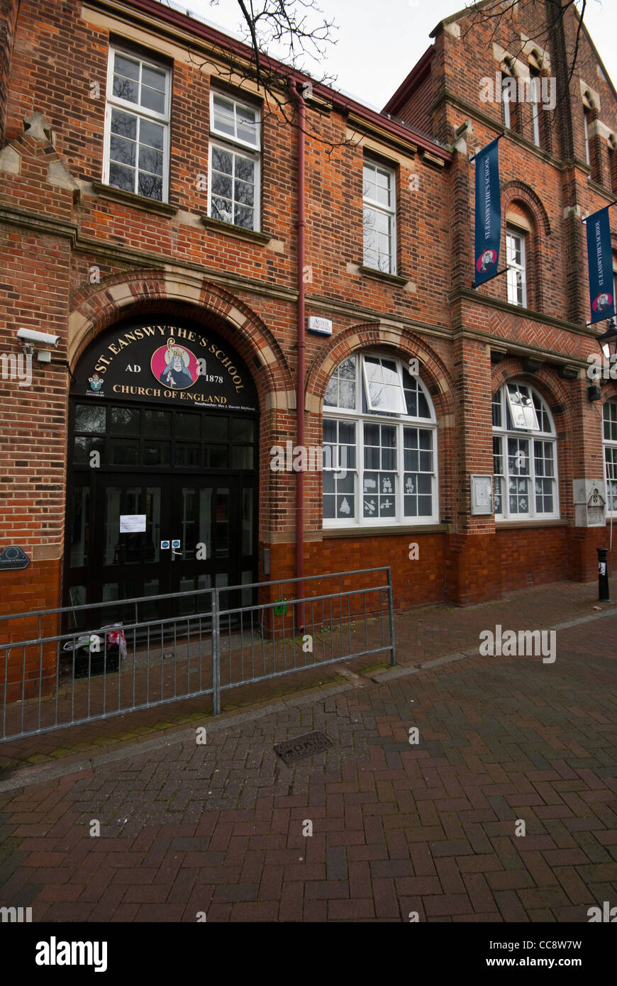 St Eanswythe la chiesa di Inghilterra c di fede e Scuola Church Street a Folkestone nel Kent scuole NEL REGNO UNITO Foto Stock