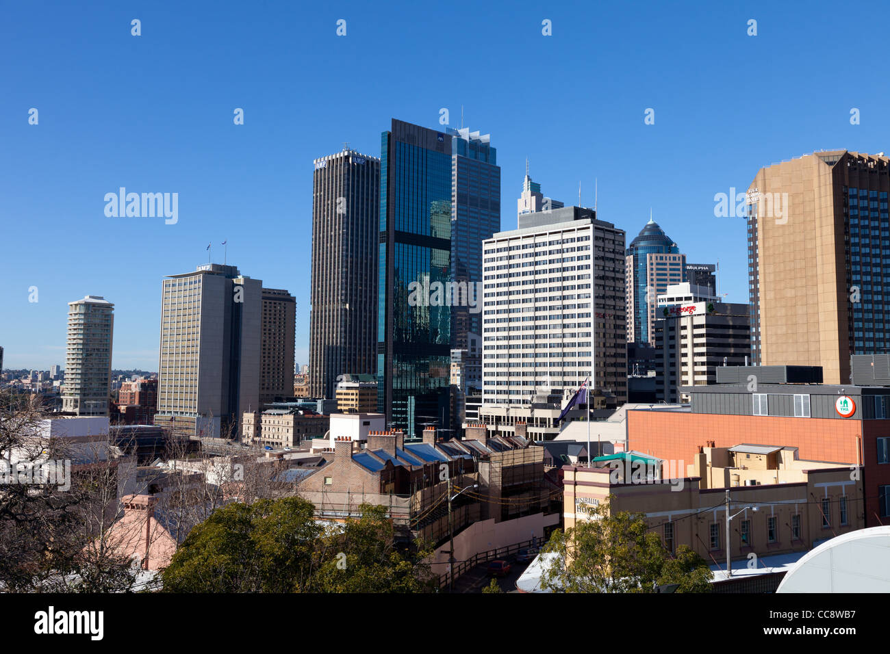 Centro di Sydney CBD Downtown Foto Stock