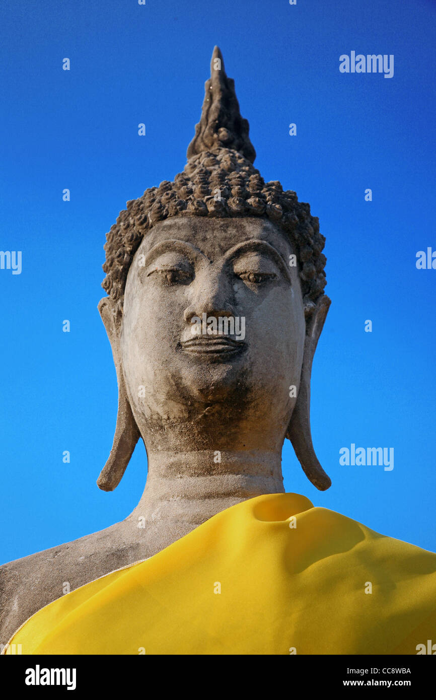 Buddha a Sop Ruak, Thailandia Foto Stock