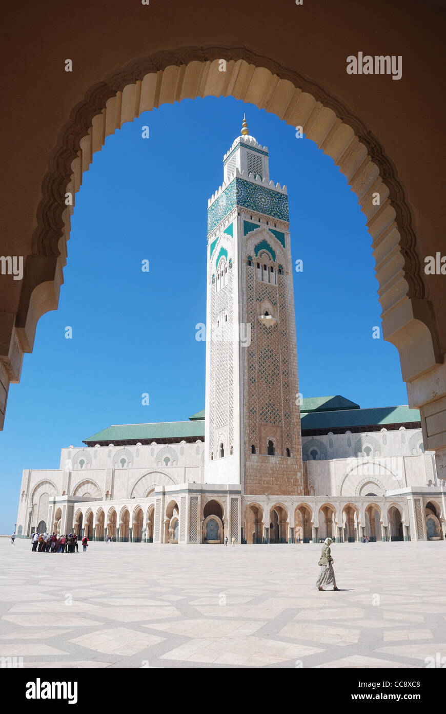 Casablanca Moschea Hassan II Foto Stock